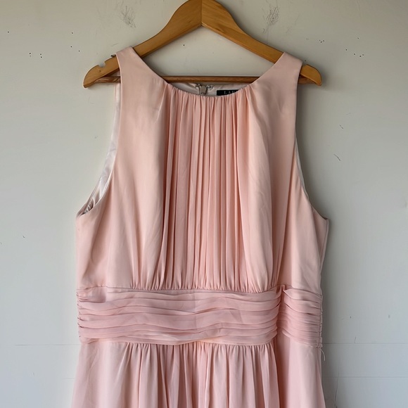 Lauren Ralph Lauren Evening Bridesmaids Maxi Gown Size 14 - Picture 3 of 16